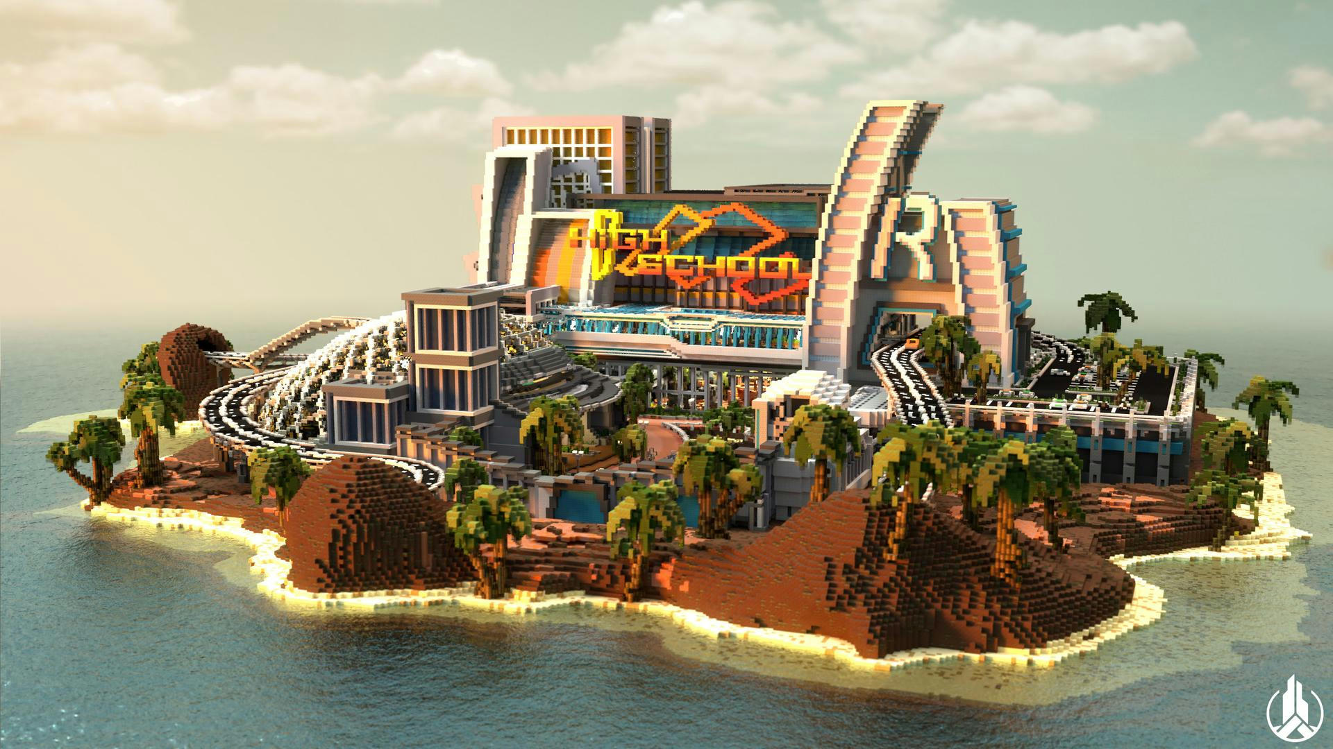 Main view of the school