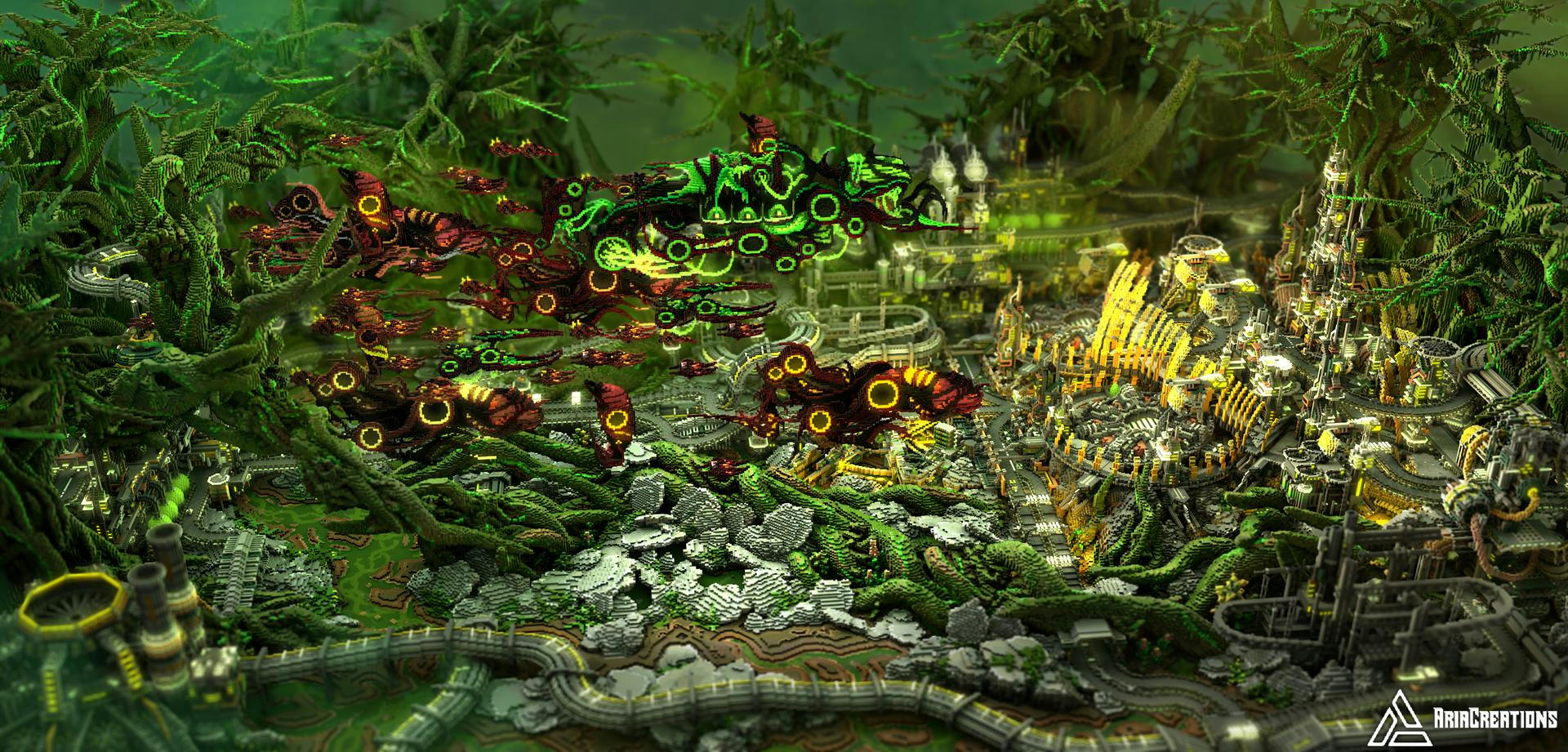Main city of alien swamp
